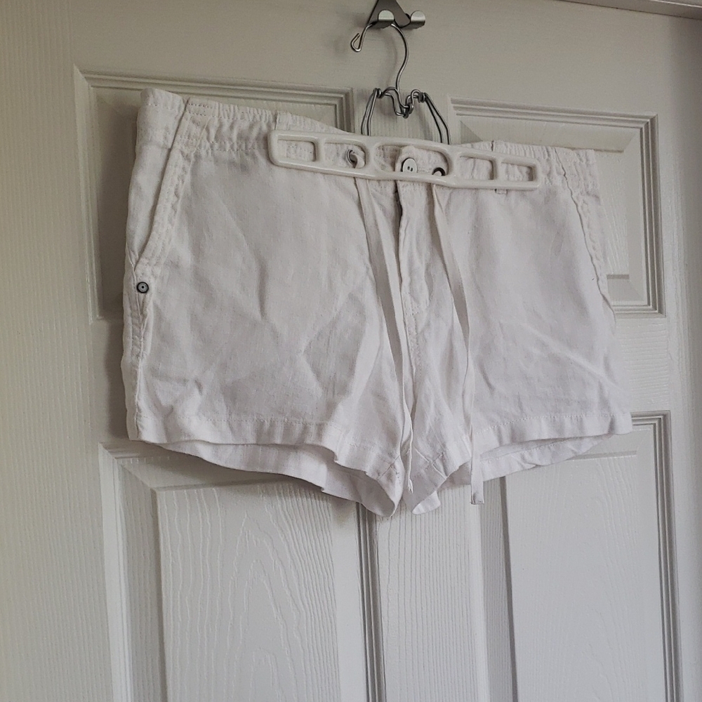 Sanctuary High Waist White Shorts